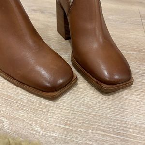 New, Free people size 37.5 leather heels